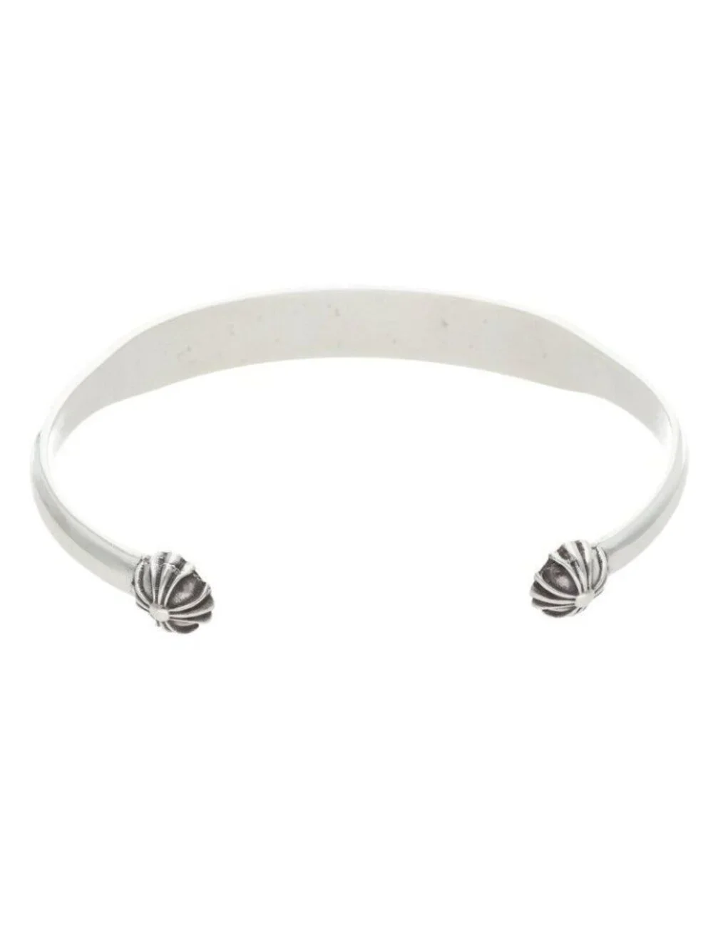 Chrome Hearts Bangle Pln Flat Plain Silver Bracelet